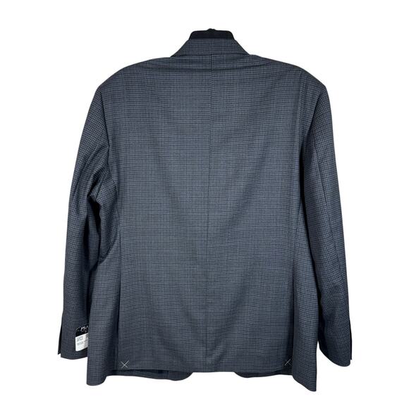 Jos. A. Bank Mens SZ 46R Executive Wool Suit Jacket Plaid Lined Traditional Fit - Picture 4 of 7